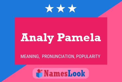 Analy Pamela Name Poster