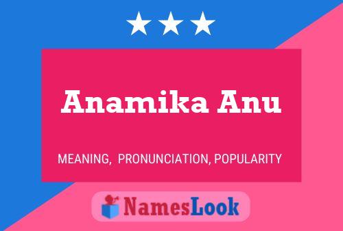 Anamika Anu Name Poster