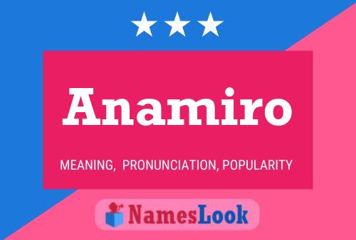 Anamiro Name Poster