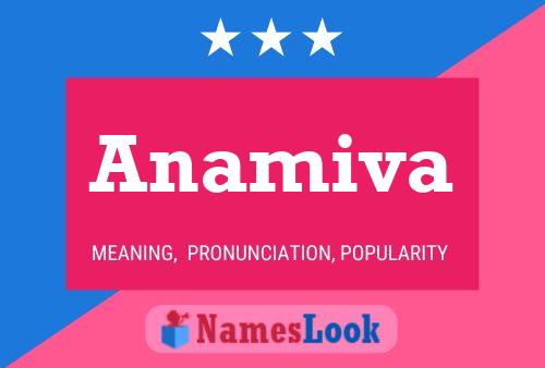 Anamiva Name Poster