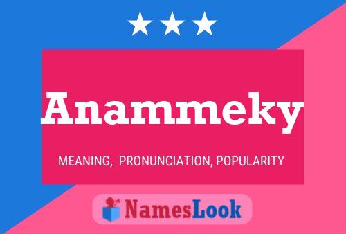 Anammeky Name Poster