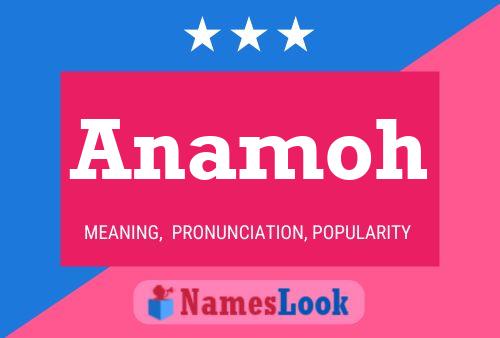 Anamoh Name Poster