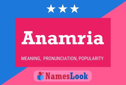 Anamria Name Poster