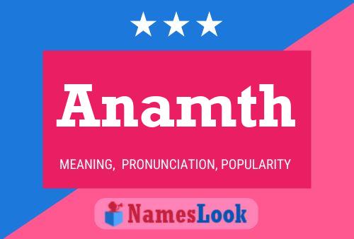 Anamth Name Poster