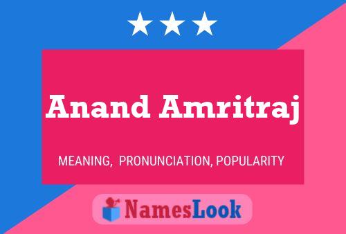 Anand Amritraj Name Poster