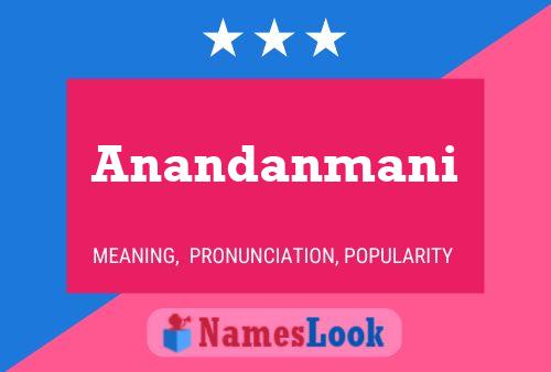 Anandanmani Name Poster