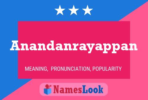 Anandanrayappan Name Poster