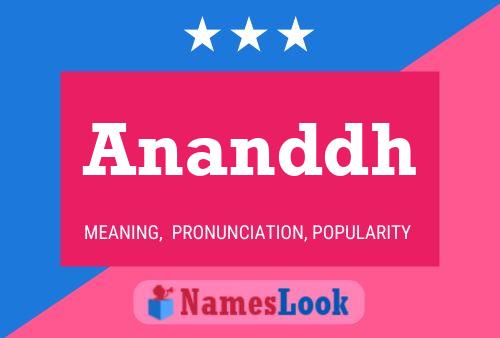 Ananddh Name Poster