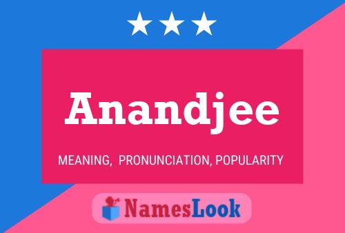 Anandjee Name Poster