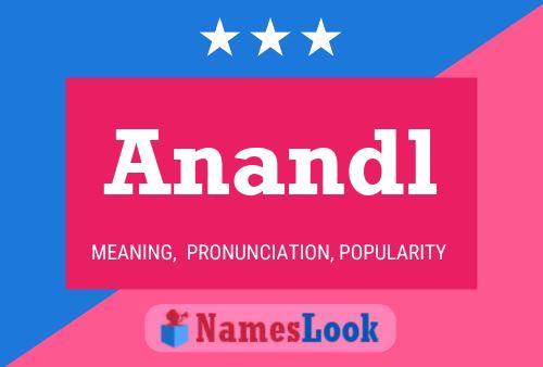 Anandl Name Poster