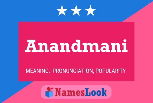 Anandmani Name Poster