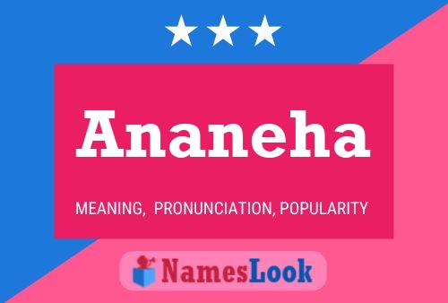 Ananeha Name Poster