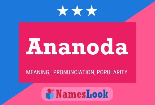 Ananoda Name Poster