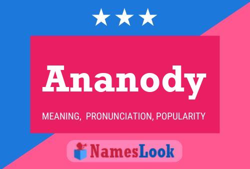 Ananody Name Poster