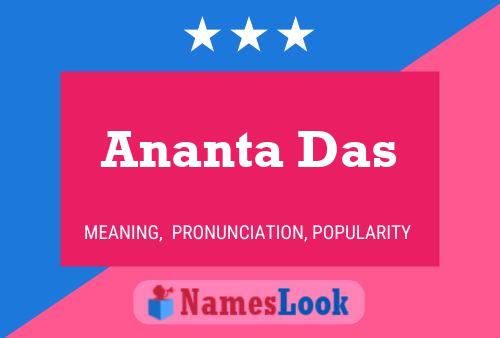 Ananta Das Name Poster