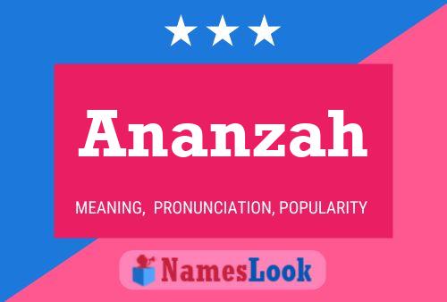 Ananzah Name Poster