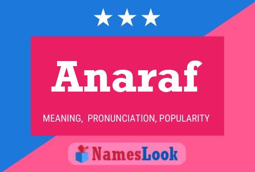 Anaraf Name Poster