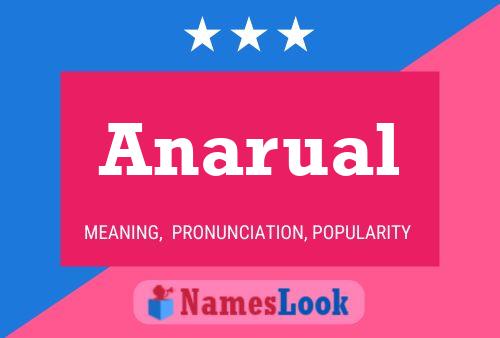 Anarual Name Poster