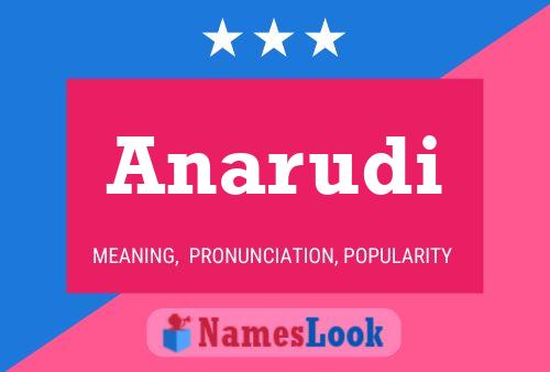 Anarudi Name Poster