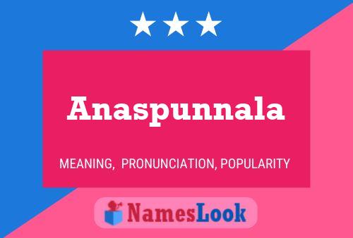 Anaspunnala Name Poster