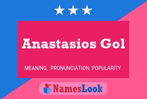 Anastasios Gol Name Poster