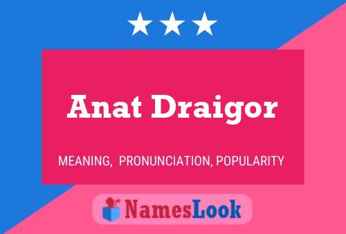 Anat Draigor Name Poster