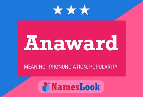 Anaward Name Poster