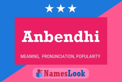 Anbendhi Name Poster