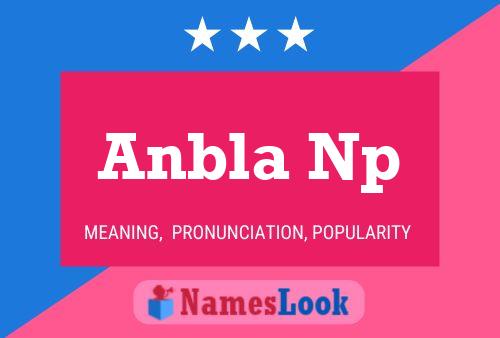 Anbla Np Name Poster