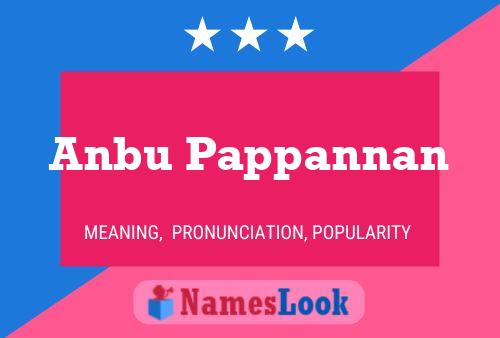 Anbu Pappannan Name Poster