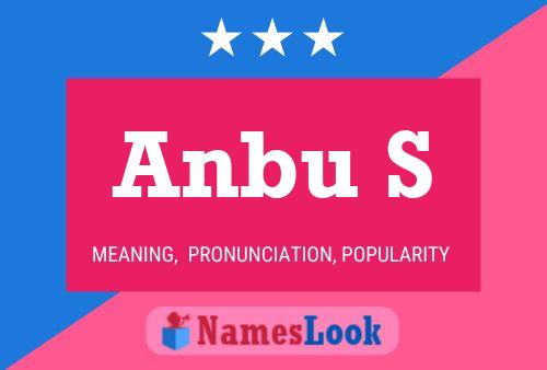 Anbu S Name Poster