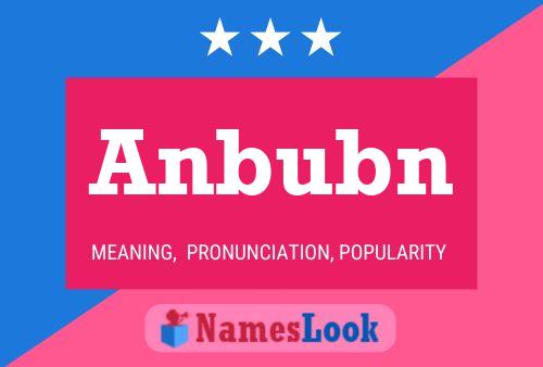 Anbubn Name Poster