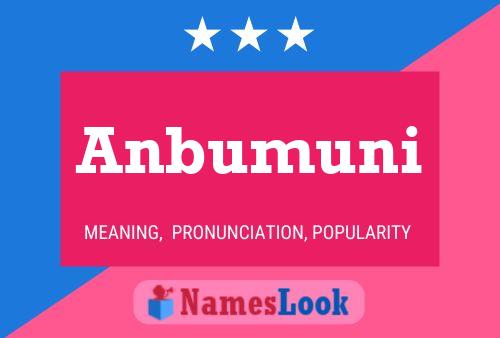 Anbumuni Name Poster