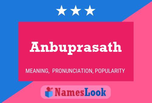 Anbuprasath Name Poster