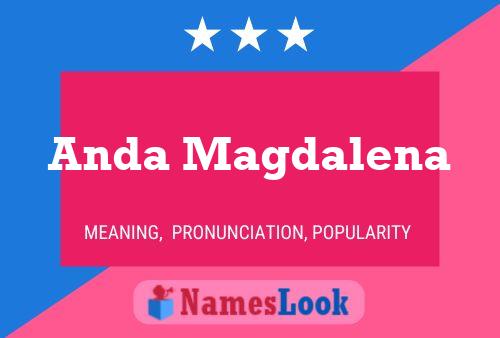 Anda Magdalena Name Poster