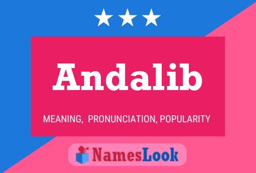 Andalib Name Poster