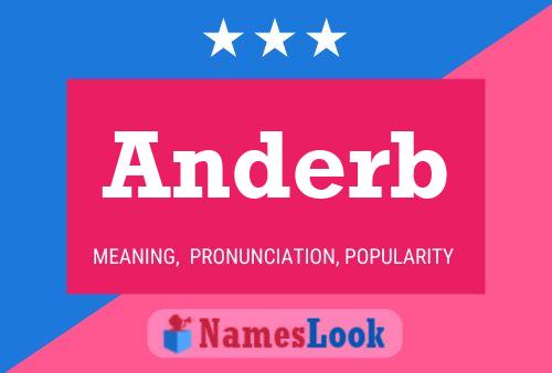 Anderb Name Poster