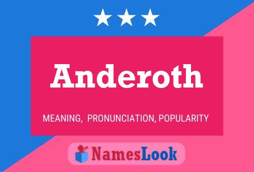 Anderoth Name Poster