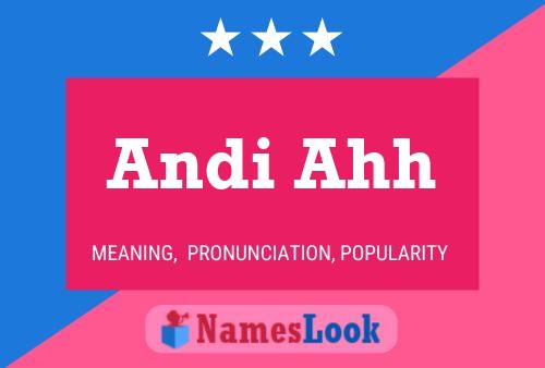 Andi Ahh Name Poster