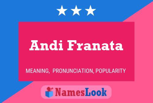 Andi Franata Name Poster