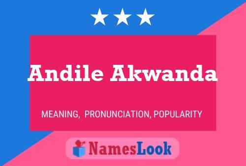 Andile Akwanda Name Poster