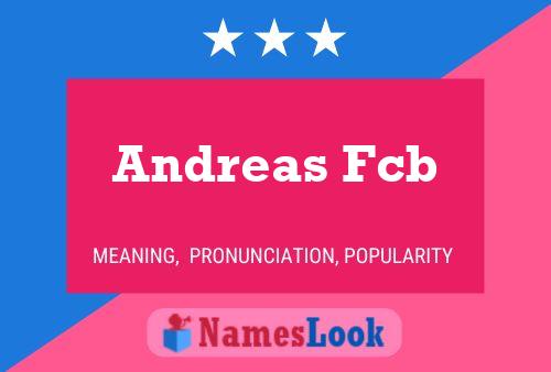 Andreas Fcb Name Poster