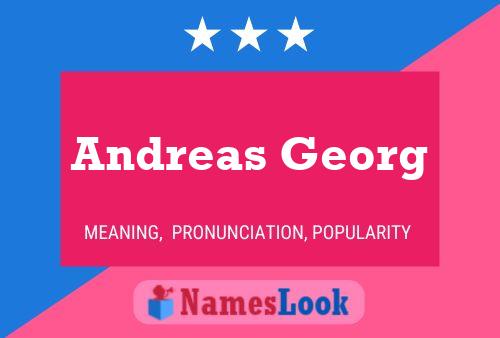 Andreas Georg Name Poster