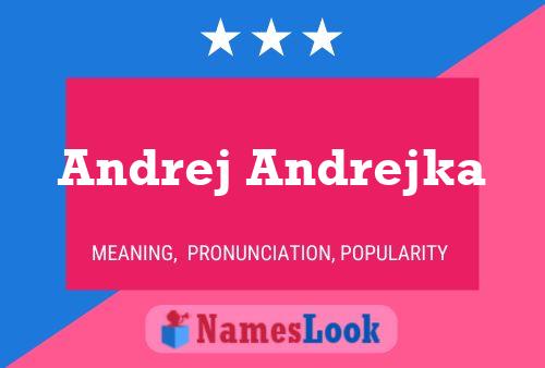 Andrej Andrejka Name Poster