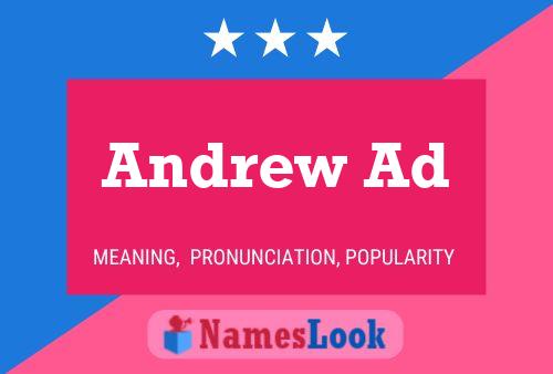 Andrew Ad Name Poster