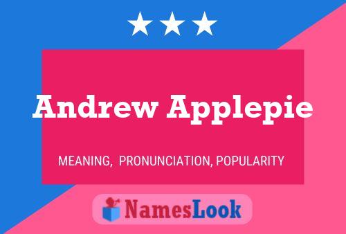 Andrew Applepie Name Poster