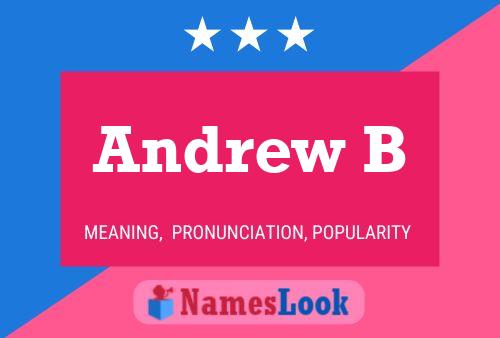 Andrew B Name Poster