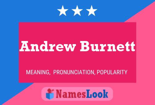 Andrew Burnett Name Poster