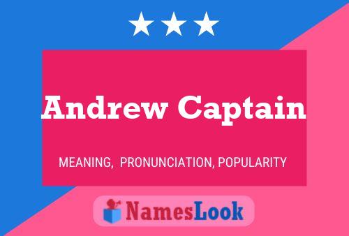 Andrew Captain Name Poster