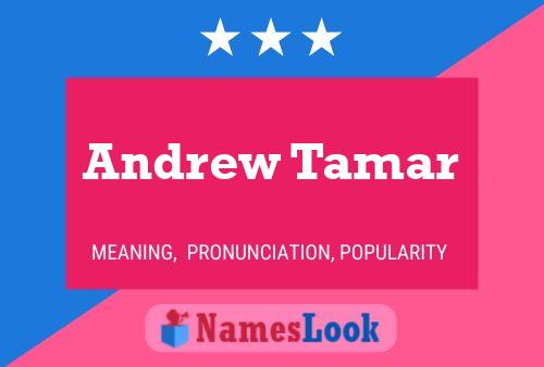 Andrew Tamar Name Poster